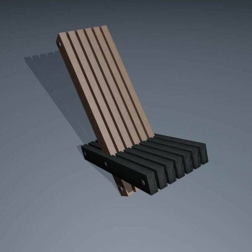 Zeer degelijk en duurzaam. Loungestoel Atlantic, ideaal voor openbare en semi-openbare ruimtes. Maar ok in een particuliere tuin misstaat deze niet.